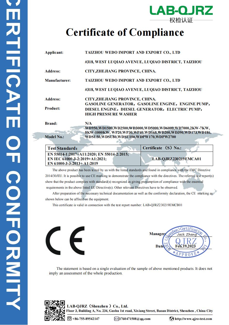 LAB-QJRZ WATER PUMP- CE-LVD report.pdf